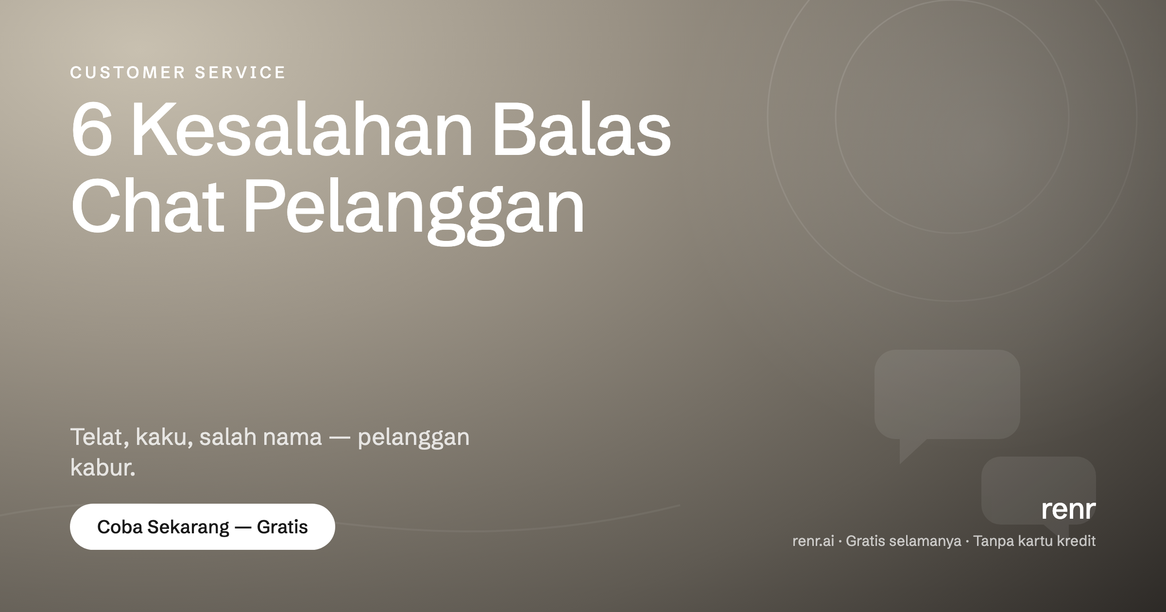 6 Kesalahan Balas Chat Pelanggan yang Bikin Mereka Kabur ke Kompetitor