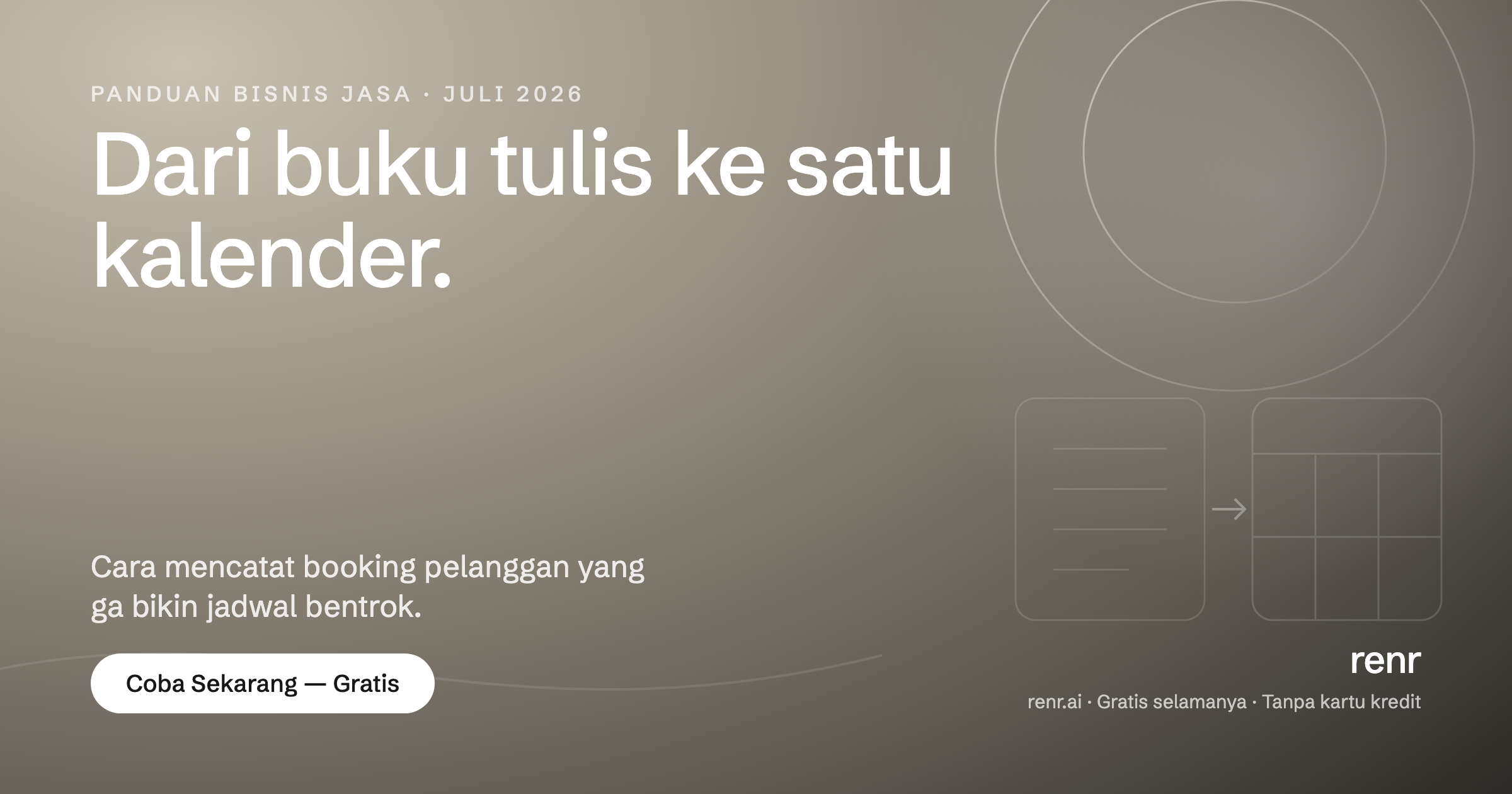 Cara Mencatat Booking Pelanggan: Dari Buku Tulis ke Sistem Terpusat