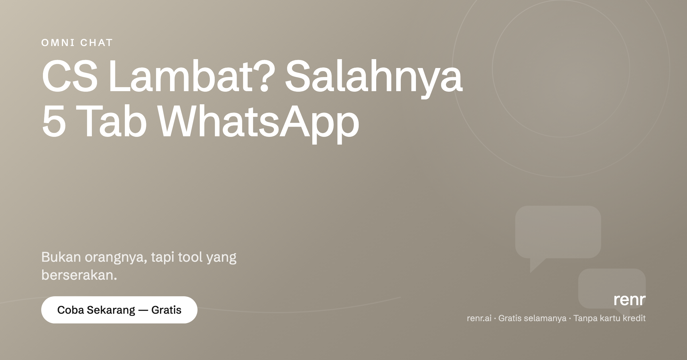 Kenapa Tim CS Kamu Lambat? Bukan Orangnya, Tapi 5 Tab WhatsApp-nya